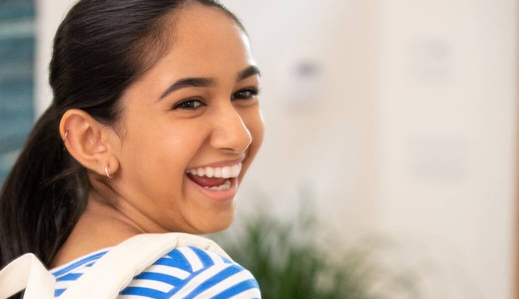 Child with Invisalign