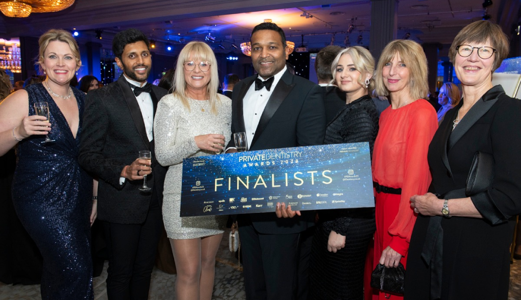 The Alban City Dental team at the 2023 Private Dentistry Awards The team at Alban City Dental were finalists for five Private Dentistry Awards 2023